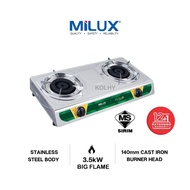 Phison Double Burner Gas Cooker PGC-307 / Milux Gas Cooker MSS-2140 Dapur Gas Api Besar / XMA Gas St