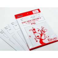 [ERASVN] Level II test paper (10 double sheets + 5 single sheets, DL: 70g/m2) Eras E751