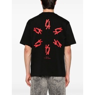 LABEL GROUP Hip Hop Street Printed Short Sleeve T-Shirt