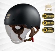 Mũ bảo hiểm 1/2 dấu kính royal m239 kính âm chính hãng - Mũ bảo hiểm nửa đầu dấu kính royal m239 cao