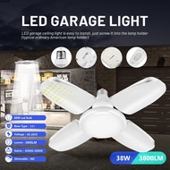 Super Bright Led Bulb Deformable Garage Ceiling Lights E27 38w Ufo Lamp 3800lm Led Garage Ceiling Lights With 4 Ajustable Panels Ricardo