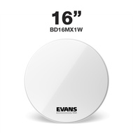 ⭐Made in USA⭐ Evans™ MX1 White Marching Bass Drumhead หนังกลองใหญ่ หนังกลองมาร์ชชิ่ง 16" 18" 20" 22"