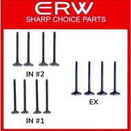 ENGINE VALVE FOR MITSUBISHI 4G13/4G15 REPLACEMENT PART NO.( MD-128434 1 /MD-128435 2 / MD-149314 )