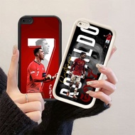 HK-24 football star Ronaldo Shockproof Casing for Black and White Silicone OPPO Realme Narzo F5 Narz