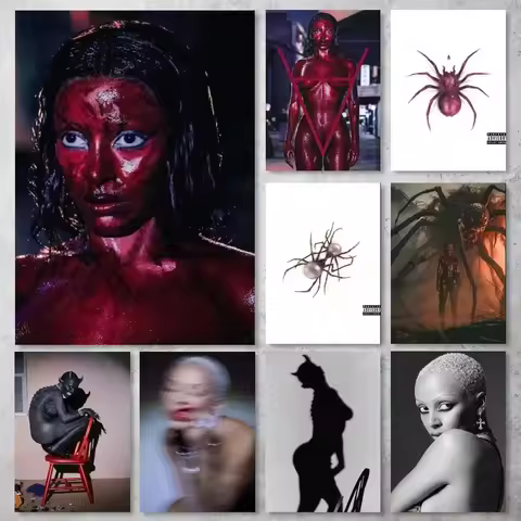 Scarlet Doja Cat Singer New Album Poster Gallery Prints Wall Canvas Painting Living Room Sticker