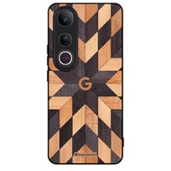 Casing Case Cover Vivo V40 V50 Lite Y18 Y28 Y29 iQoo Z9x Hybrid Hardcase Softcase Premium Wood Motif