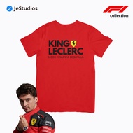 T-shirt Meme F1 King Leclerc Ferrari