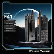 Global 4G POC Walkie Talkie UNIWA F41 Zello Rugged Phone 2.4" Touch Screen 1GB+8GB Android 8.1 4600m