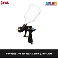 Devilbis DV1 Basecoat 1.3mm (Gun+Cup)