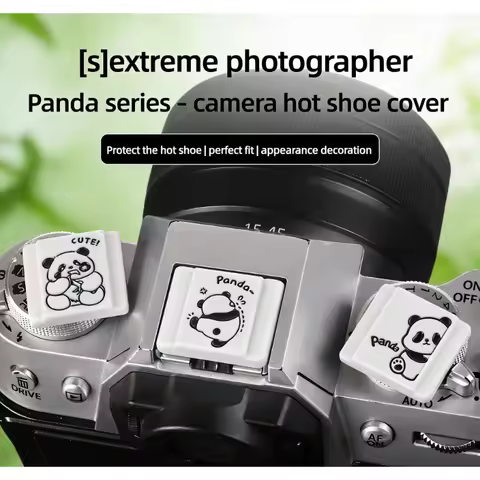 Camera Creative Accessory Panda Series hot Shoe Cover Suitable for Fuji XT20 100Vi 100V XT30 XT50 Le