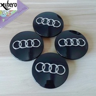 4PCS 60MM Wheel Center Hub Cap Emblem Cover Fit Audi A1 A3 A4 A5 A6 A7 A8 Q3 Q5 Q7 R8 8P 8L 8V B5 B6