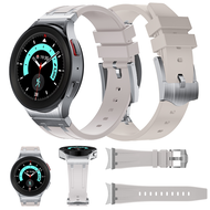 Dây đeo silicon For Samsung Galaxy Watch 6 Classic 43mm 47mm Dây đeo 5 Pro 45mm Cao su sang trọng Kh