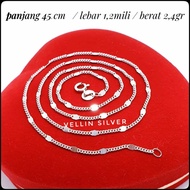 Women's Silver Necklace 925 Silver Plated White Gold - 925 Silver Plate Scale Model Necklace