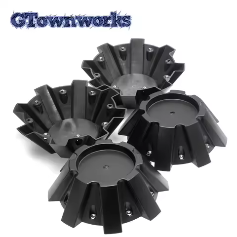 4pcs 214mm 151mm Car Wheel Hub Cap For RDR01 CBRD1-1P Rim Center Cover Refits Styling Matt Black Ext