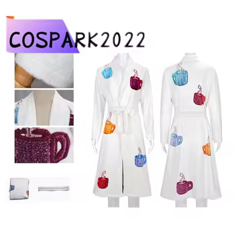 Fight TV Fantasia Club Tyler Durden Cosplay Robe Costume Adult Men Bathrobe Belt Outfits Halloween C