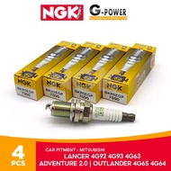 NGK 4Pcs BKR5EGP G-Power Platinum Spark plug for Mitsubishi Lancer 1.6 2.0 / Adventure 2.0 4g63 / Ou