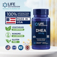 Life Extension DHEA 100 mg Supplement 60 Vegetarian Capsules Gluten Free Non GMO