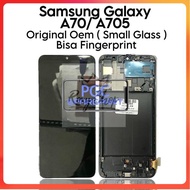 ORIGINAL OEM SMALL GLASS - LCD Touchscreen + Frame Samsung A70 FINGERPRINT