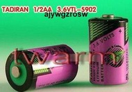 德源 (含稅)正品 TADIRAN 14250鋰電池 1/2AA TL-5902 3.6V ER14250(NO.30)