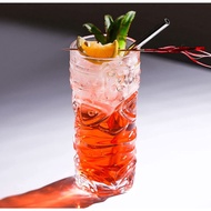 Glass cup capacity 430ml, high heat resistant glass code GM-1