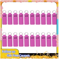 【D&F】10 Pcs Neoprene Chapstick Holders Lipstick Cases Cover  Bottle Cover Key Chain ()