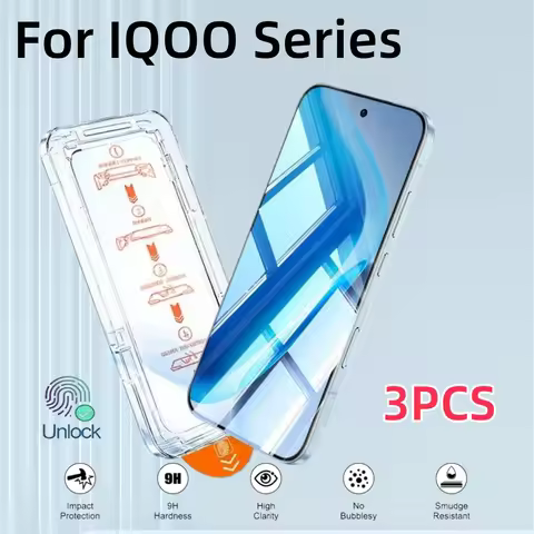 3Pcs HD Screen Protector for Vivo IQOO NEO 11 10 9 Series U5 U3 15 13 12 Z10 Z9 Z8 Mobile Phone Temp