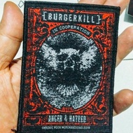Burgerkill - anger & hatred patches
