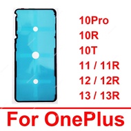 1pcs Back Battery Cover Sticker For OnePlus 10 Pro 11 12 10T 10R 11R 12R 13 13R Rear Door Housing Ba