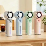 Portable USB Mist Fan, 5 Speeds, Ice-Cooling & Night Light Feature