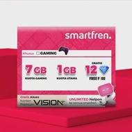 Kartu Perdana Smartfren 8GB / Bonus Diamond Free Fire Gaming FF