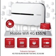 Mifi Router Modem Wifi 4G E5576 Telkomsel Unlo Gratis 4Gb