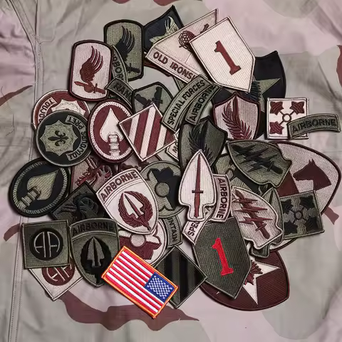 ARMY BDU W/ 28TH DIV PATCH WOODLAND CAMOUFLAGE COMBAT MEDIUM LONG CAMO M65 JACKET BADGAE PATCH EMBRO