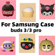for Samsung Galaxy Buds3/buds 3 Pro Shockproof Headphone Case Cover Galaxy Buds 3 pro Shockproof Sil