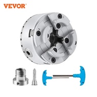 VEVOR Metal Lathe Chuck 4-Jaw 2.75" or 3.75" Diameter Turning Machine Accessories Self-centering Tool for Precision Mach