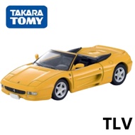 TOMICA TLV 1:64 F355 Spider Yellow alloy die cast car static model, boy collection toys for friends 