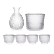 【In-demand】 Creative Pattern Ice Fog Matte Cup Japanese Sake Set Warmer Fruit Tequila Pot Glass Cup 