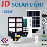 ไฟถนนโซล่าเซลล์ JD Solar lights โคมไฟโซล่าเซล 2000W หลอดไฟโซล่าเซล LED SMD พร้อมรีโมท รับประกัน 1 ปี JD ไฟสนามโซล่าเซล ไฟถนนโซล่าเซลล์