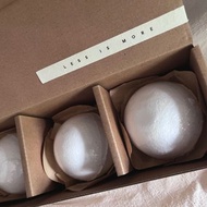 【增量版泡澡禮盒】木質調三入泡澡球 附玫瑰花瓣一包