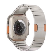 link bracelet titanium orange