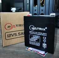 Batt แบต -Battery UPS 5.5Ah 12V แบตเครื่องสำรองไฟ Matrix -12V. / SIZE 12V. 5.5 Ah / 7 x 9 x10 cm