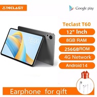 Teclast T60 Tablet 12'' 2K Screen 8GB RAM 256GB ROM Unisoc T620 Octa Core Android14 Widevine L1 20MP