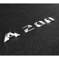 BENZ A200 15 New Style Pointed Font Word Mark Body Word Sticker Rear Box Font Font Height 23mm