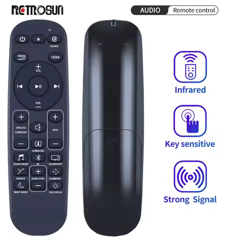 New Remote Control for JBL Bar 9.1 Bar 5.1 Bar 5.0 Bar 3.1 Bar 2.1 2.0 Soundbar System Studio JBLBAR