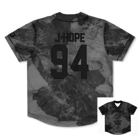 J-Hope #94 BTS Arirang World Tour New Merch Unisex Jersey, Kpop Oversized Breathable Top, Men's Wome