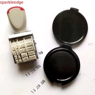 SPARKLEEDGE Digital Date Wheel Stamp, Practical Vintage Self-Inking Rubber Date Stamp, Multifunction