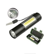 LI510 900 Lumen Led Rechargeable Handheld Flashlight torch Built-in Battery With USB Charger 3 Modes