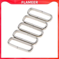 [Flameer] 5 Pieces 18mm-24mm Metal DIY Watch Strap Retainer Ring Strap Loop Hoop Holder Buckle