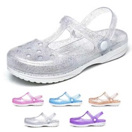 crocs crocs for women Working Jelly Sandals Women White Nurse Hole Shoes Women Summer Thick-Soled Co