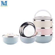 Three Layers Stainless Steel Lunch Box Thermal Food Container Creative Bento Box Japanese Style For