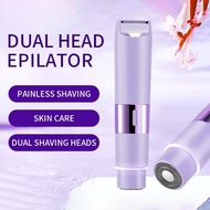 Electric Shaver for Women, Dual-Head Electric Body Shaver, Intimate Area Shaver, Underarm Shaver, Cr